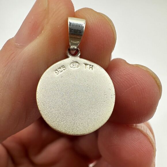 SALE! Sterling silver, and cz diamond “B” pendant! - Picture 4 of 7